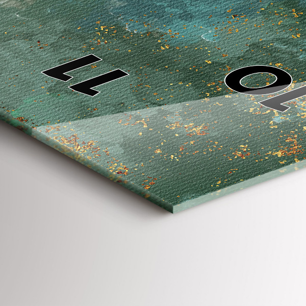 Horloge murale verticale Motif décoratif