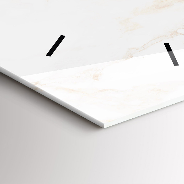 Horloge murale verticale Marbre élégant