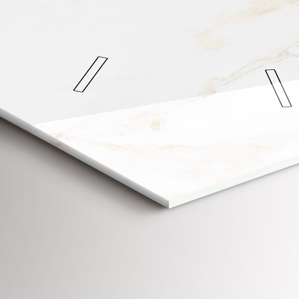 Horloge murale verticale Marbre élégant