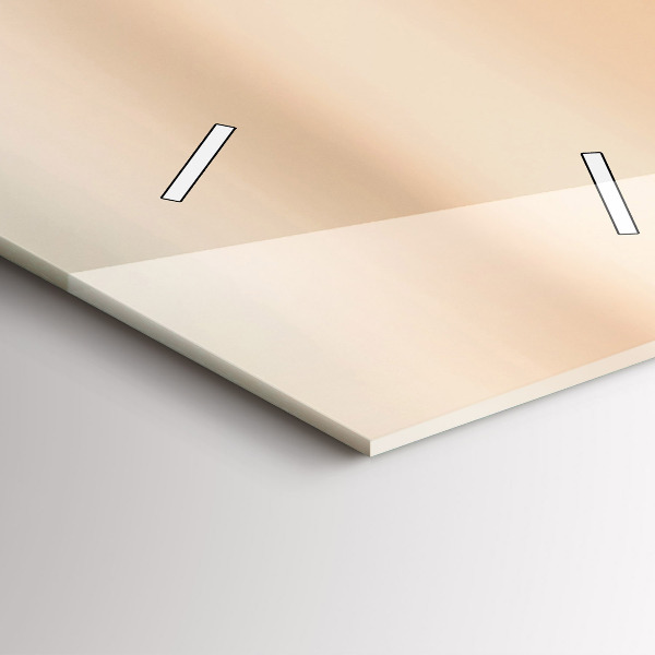 Horloge murale verticale Lever de soleil sur le terrain