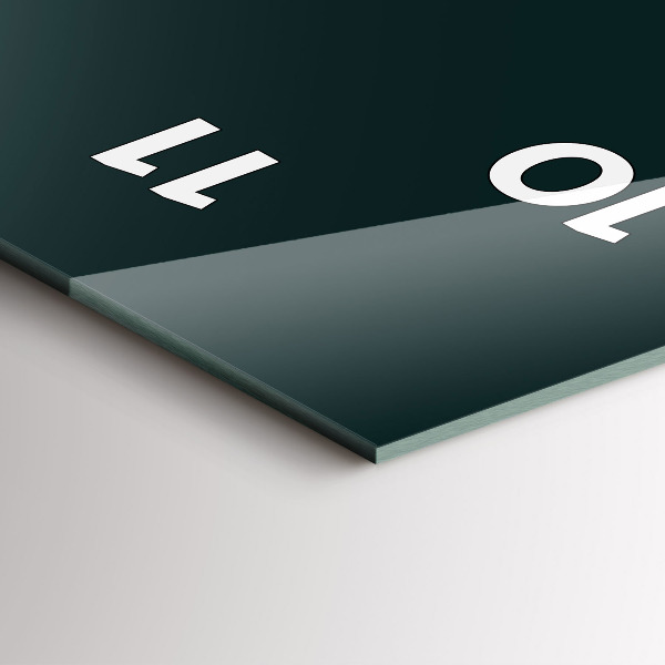 Horloge murale verticale terrain de football