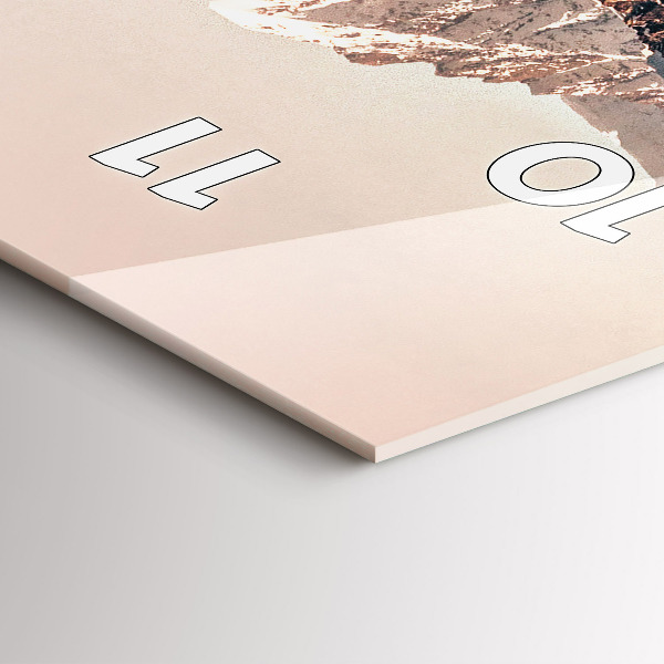 Horloge murale verticale Eau de baleine