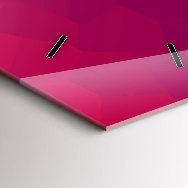 Horloge murale verticale Abstraction colorée