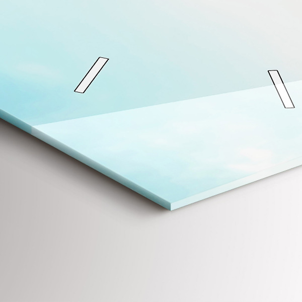 Horloge murale verticale Bateaux sur le lac