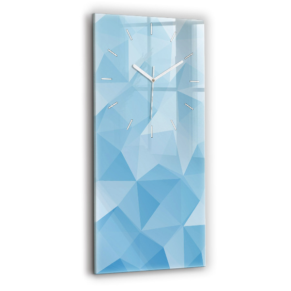 Horloge murale verticale Triangles abstraits