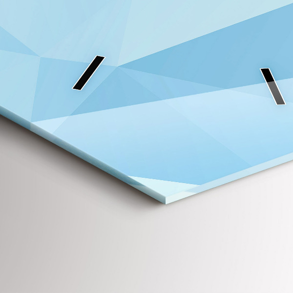 Horloge murale verticale Triangles abstraits