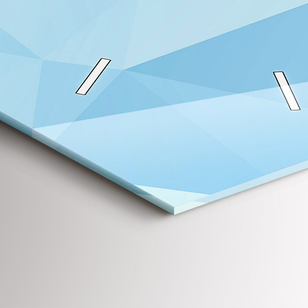 Horloge murale verticale Triangles abstraits