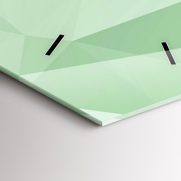 Horloge murale verticale Triangles abstraits