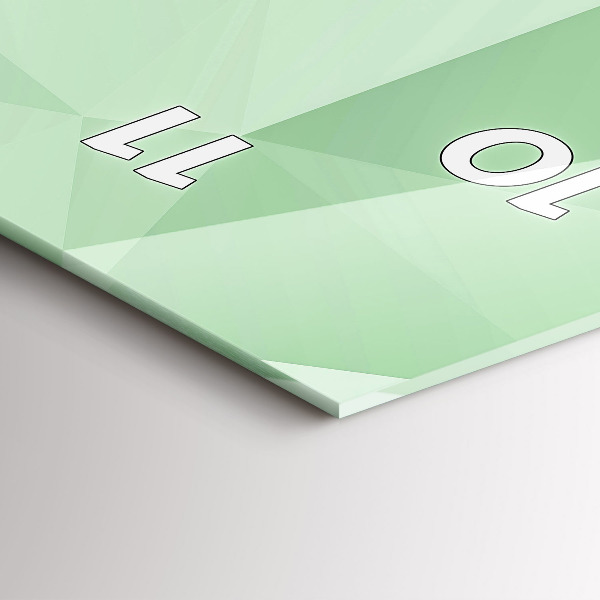 Horloge murale verticale Triangles abstraits