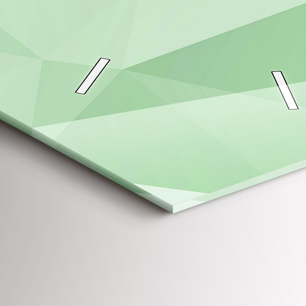 Horloge murale verticale Triangles abstraits