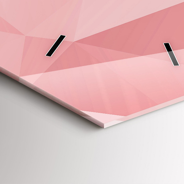 Horloge murale verticale Triangles abstraits