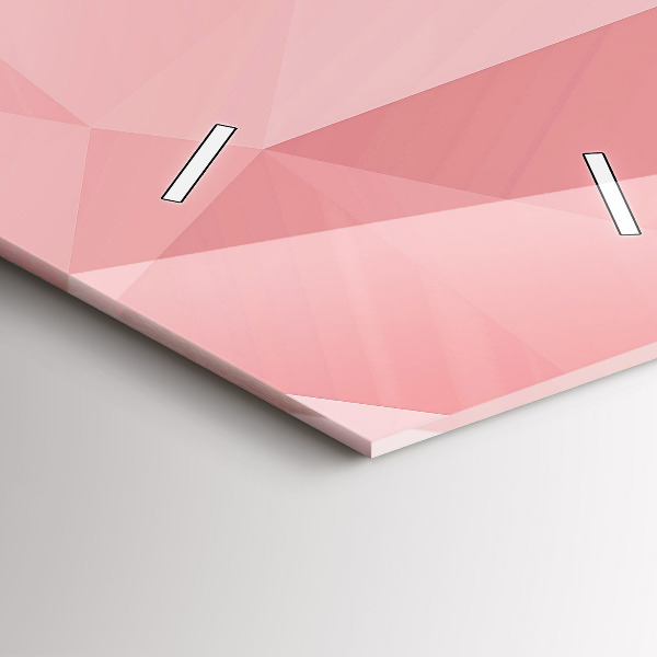 Horloge murale verticale Triangles abstraits