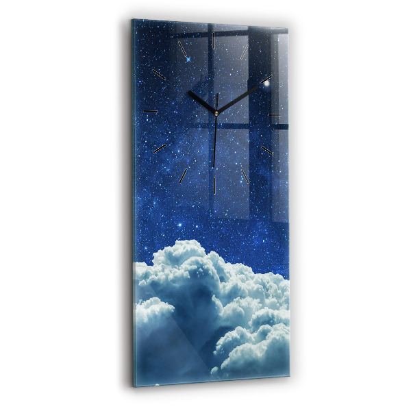 Horloge rectangulaire verticale Ciel nocturne