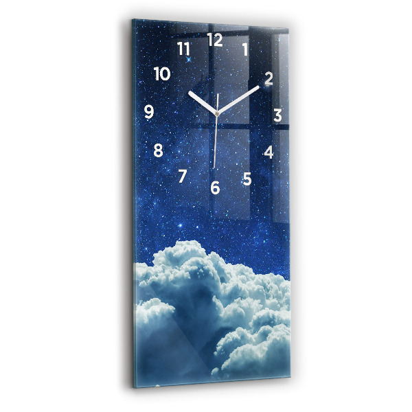 Horloge rectangulaire verticale Ciel nocturne