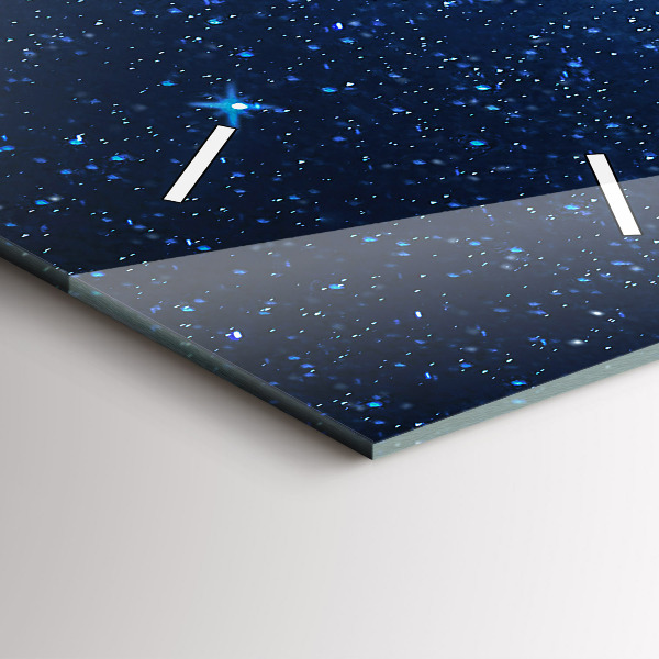 Horloge rectangulaire verticale Ciel nocturne