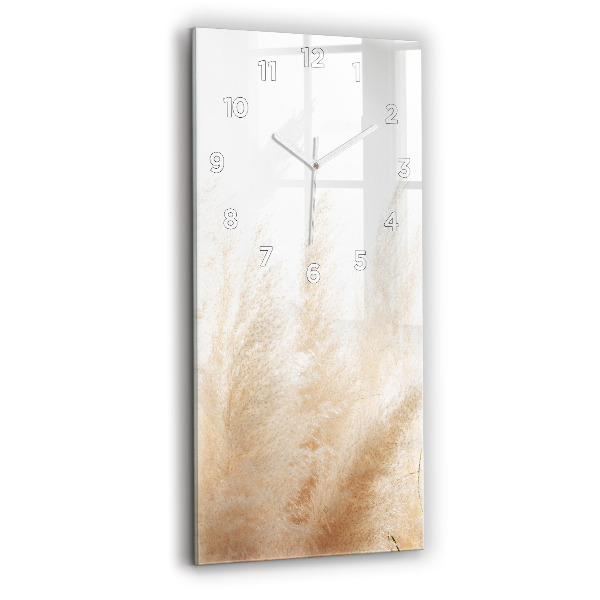 Horloge rectangulaire verticale Épis de céréales
