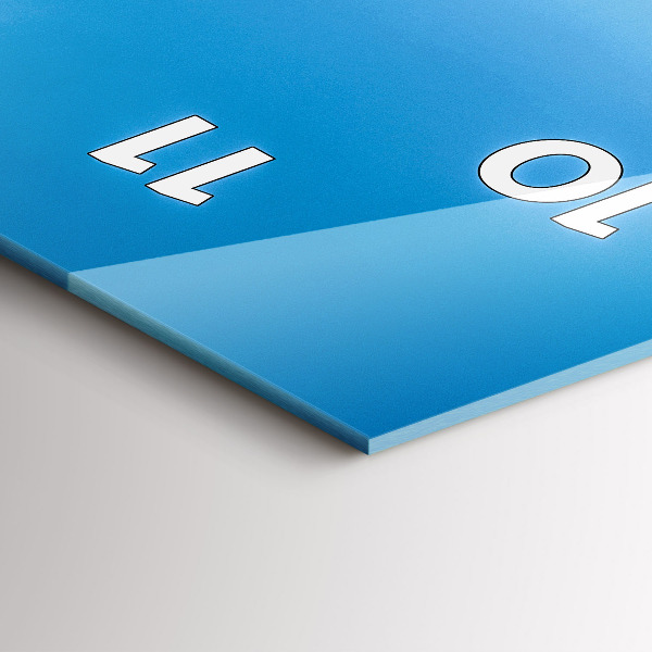 Horloge rectangulaire verticale Île tropicale