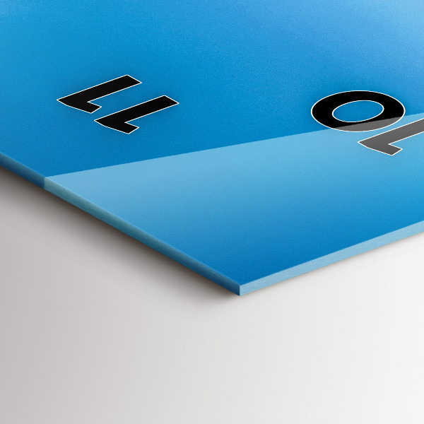 Horloge rectangulaire verticale Île tropicale