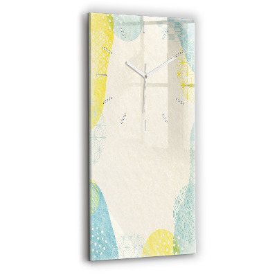 Horloge murale verticale Cadre de modèle