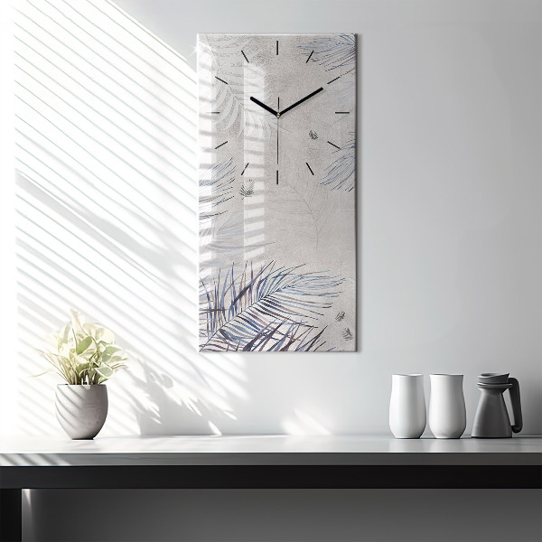 Horloge murale verticale Palme