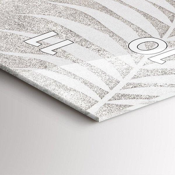 Horloge murale verticale Palme