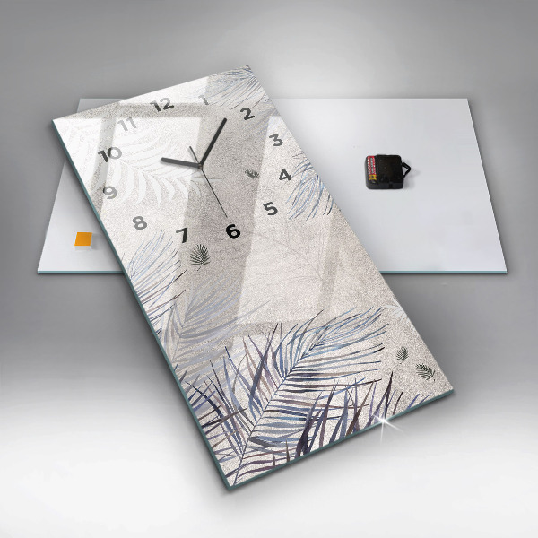 Horloge murale verticale Palme