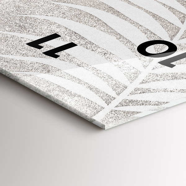 Horloge murale verticale Palme