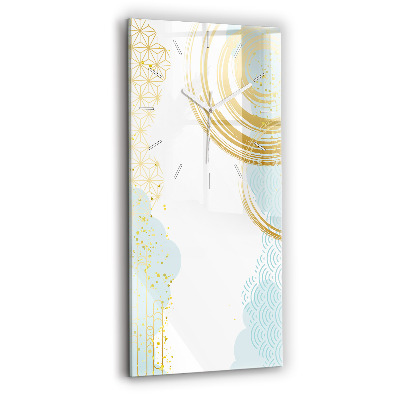 Horloge murale verticale Motif décoratif