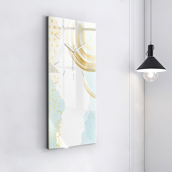 Horloge murale verticale Motif décoratif