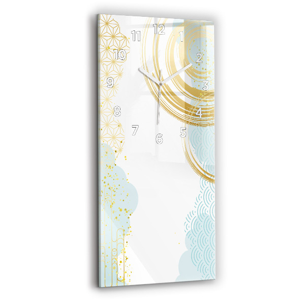 Horloge murale verticale Motif décoratif