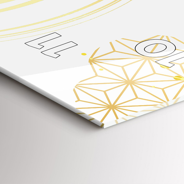 Horloge murale verticale Motif décoratif