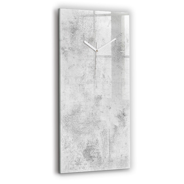 Horloge murale verticale Mur en béton
