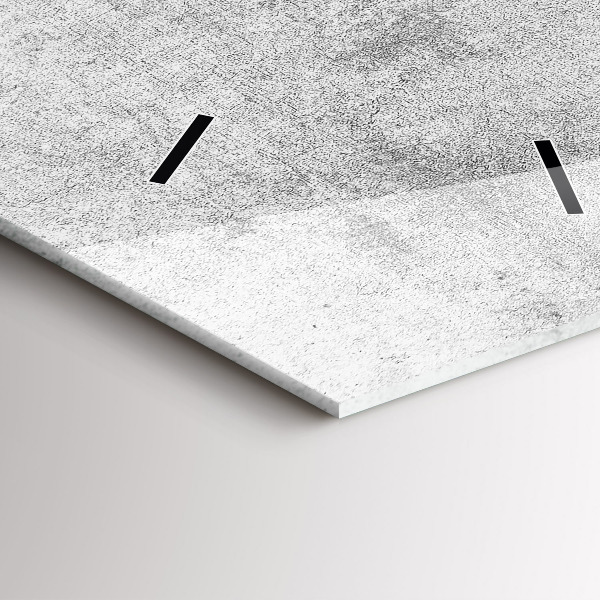 Horloge murale verticale Mur en béton