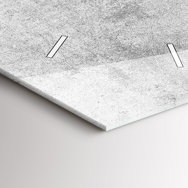 Horloge murale verticale Mur en béton