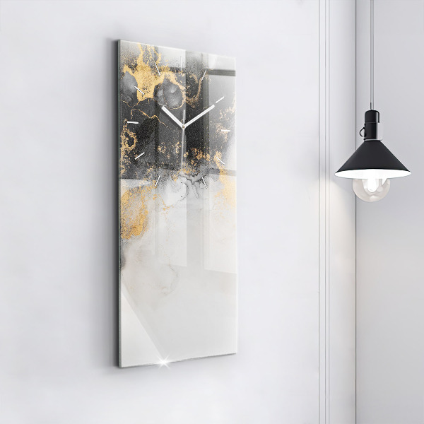 Horloge murale verticale Marbre artistique