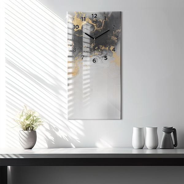 Horloge murale verticale Marbre artistique