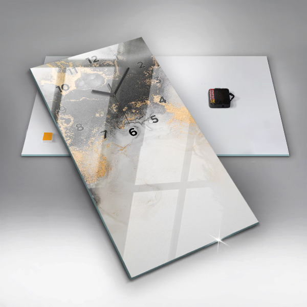 Horloge murale verticale Marbre artistique