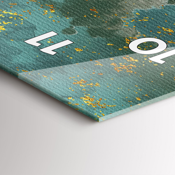 Horloge murale verticale Motif décoratif