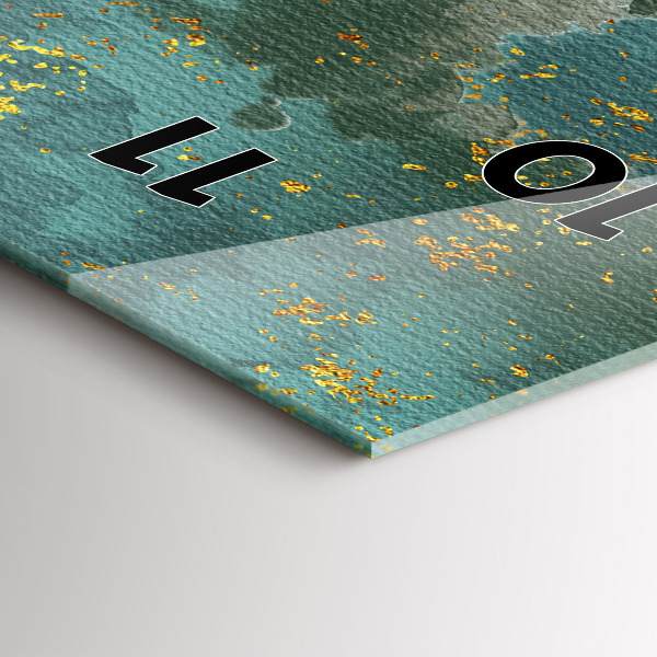 Horloge murale verticale Motif décoratif