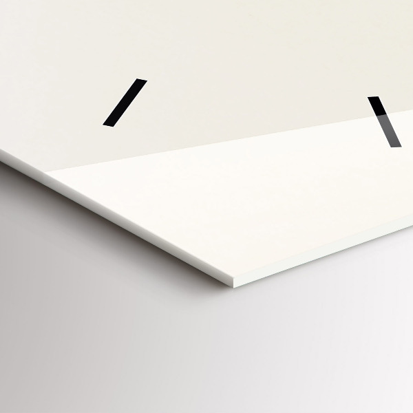 Horloge murale verticale Fleurs de gypsophile en fleurs