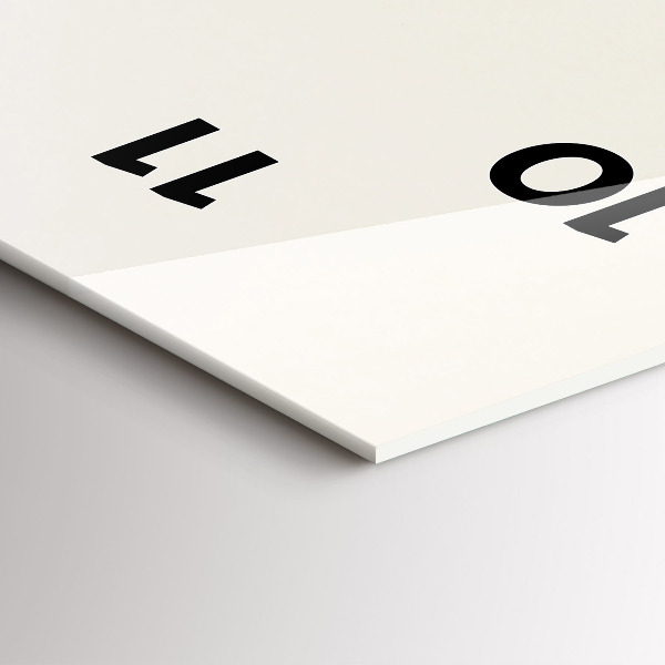 Horloge murale verticale Fleurs de gypsophile en fleurs