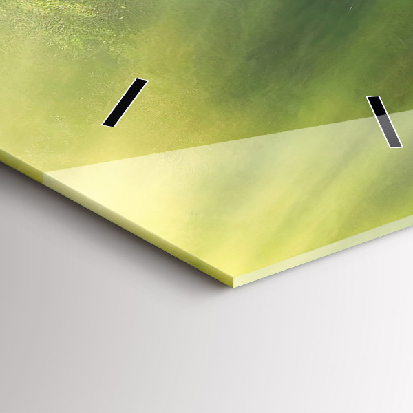 Horloge murale verticale Cascade et rochers