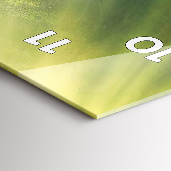 Horloge murale verticale Cascade et rochers