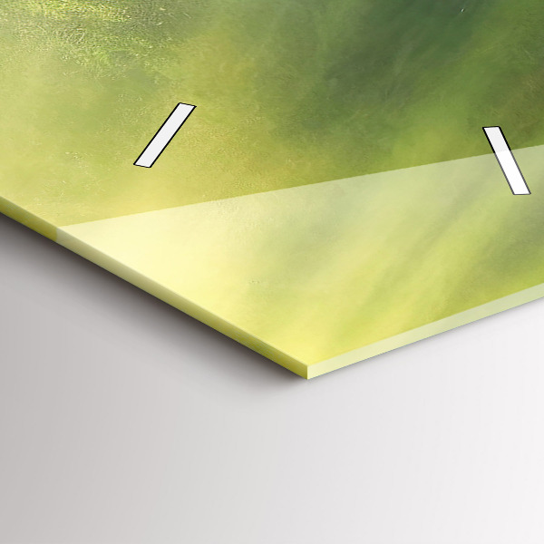 Horloge murale verticale Cascade et rochers