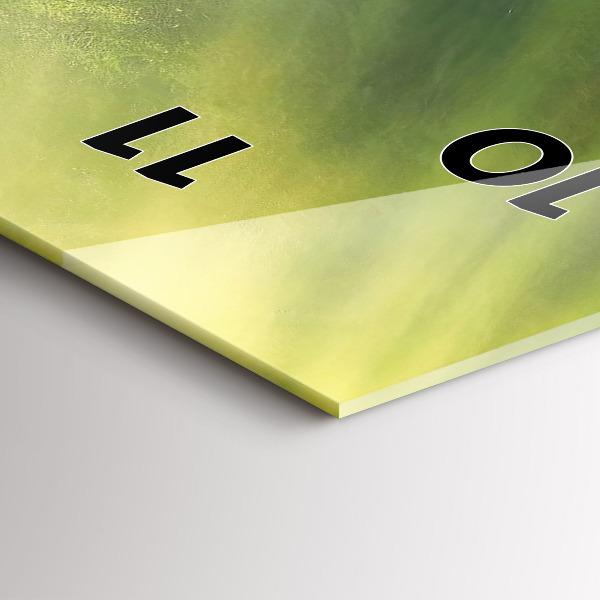 Horloge murale verticale Cascade et rochers