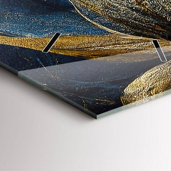 Horloge murale verticale Fleurs décoratives