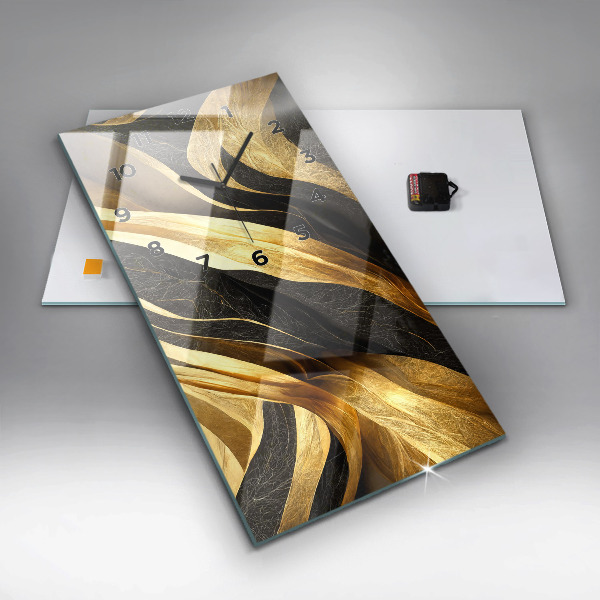 Horloge murale verticale Abstraction élégante