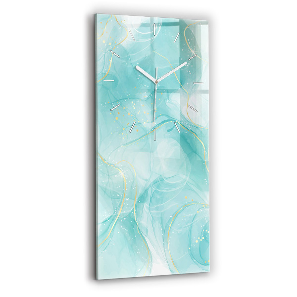 Horloge murale verticale Marbre abstrait