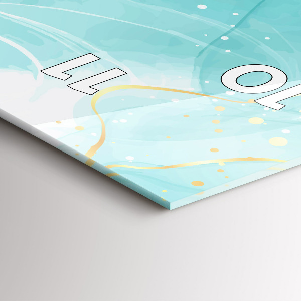 Horloge murale verticale Marbre abstrait