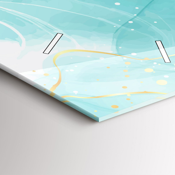 Horloge murale verticale Marbre abstrait